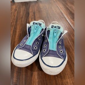 Kids Converse All Stars Slip-on style size 11 Blue